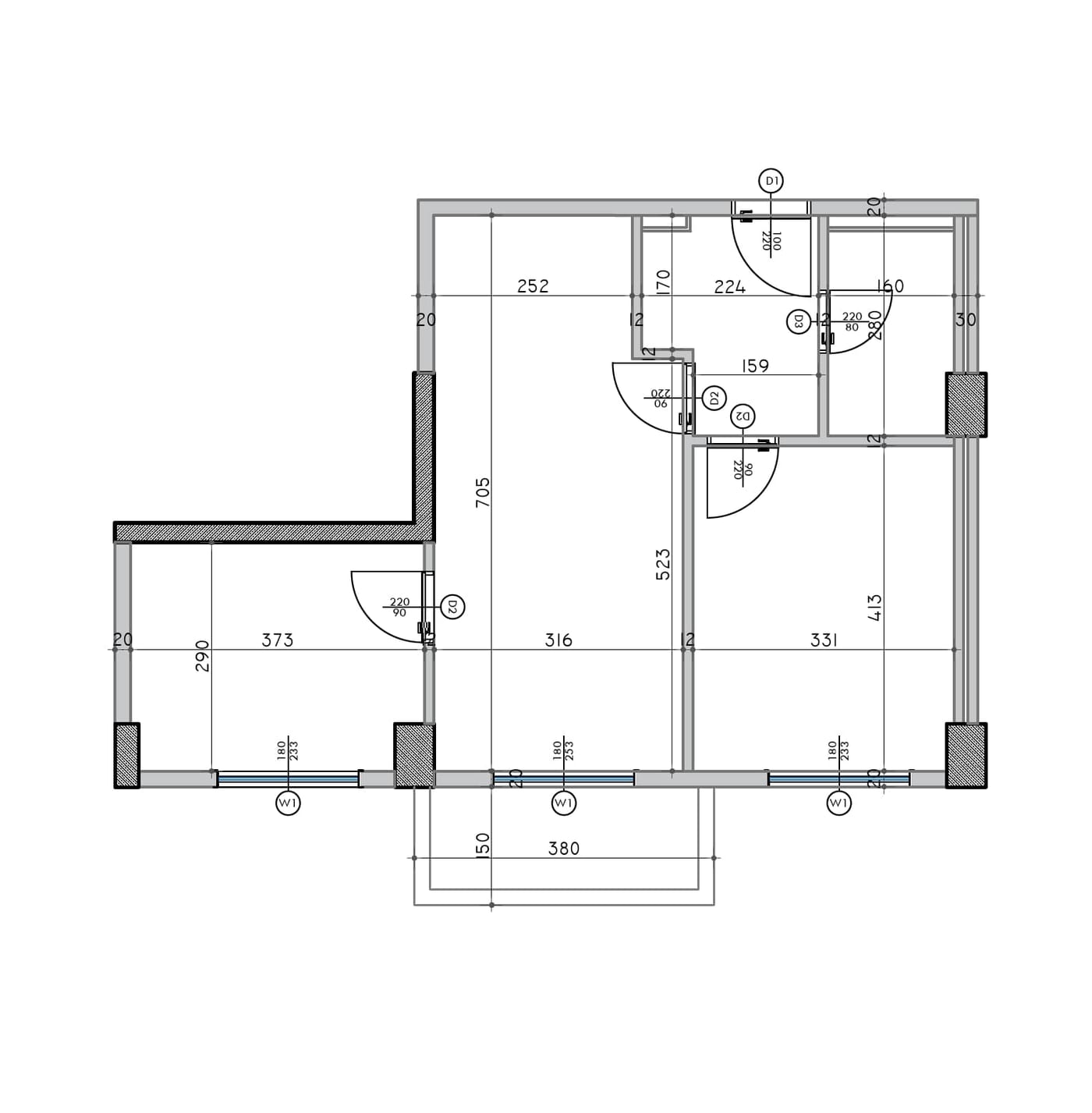Apartment 3A -101